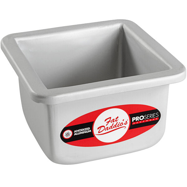 FAT DADDIO Square Aluminum Pans, 14/16-Gauge Hard Anodized Aluminum, Galvanized Steel, Choose from 30 Sizes