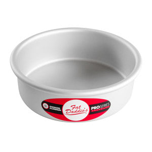 FAT DADDIO Round Aluminum Pans, 16-Gauge Hard Anodized Aluminum, Galvanized Steel 2" high and up to 18" Diameter