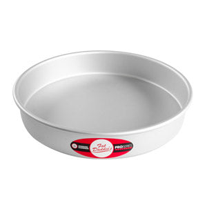 FAT DADDIO Round Aluminum Pans, 16-Gauge Hard Anodized Aluminum, Galvanized Steel 2" high and up to 18" Diameter