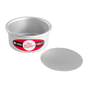 FAT DADDIO Aluminum Removable Bottom Pans, Round, Choose up to 16" diameter