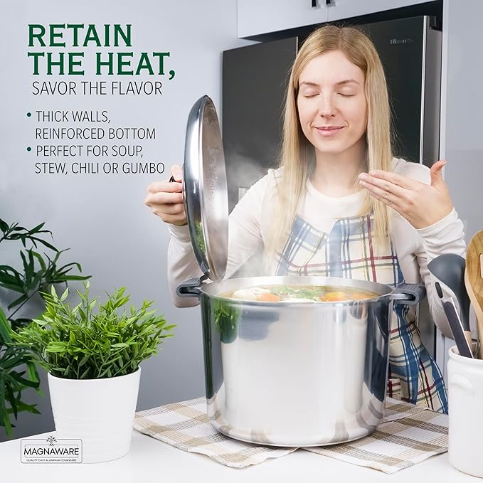MAGNAWARE Stock Pot w Lid 18QT
