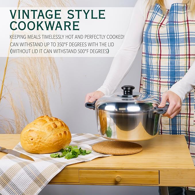 MAGNAWARE 5 Quarts Round Dutch Oven with Lid