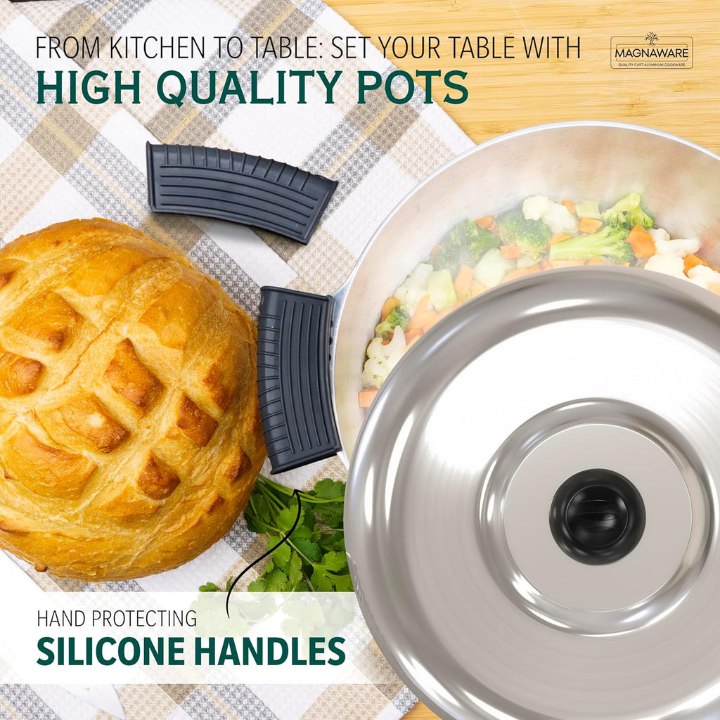 MAGNAWARE 5 Quarts Round Dutch Oven with Lid