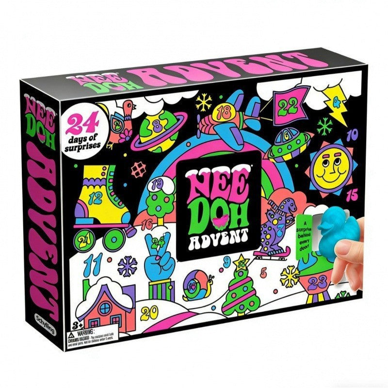 SQUISHIES! Schylling Nee-Doh 2026 Christmas Squishmas Advent Calendar
