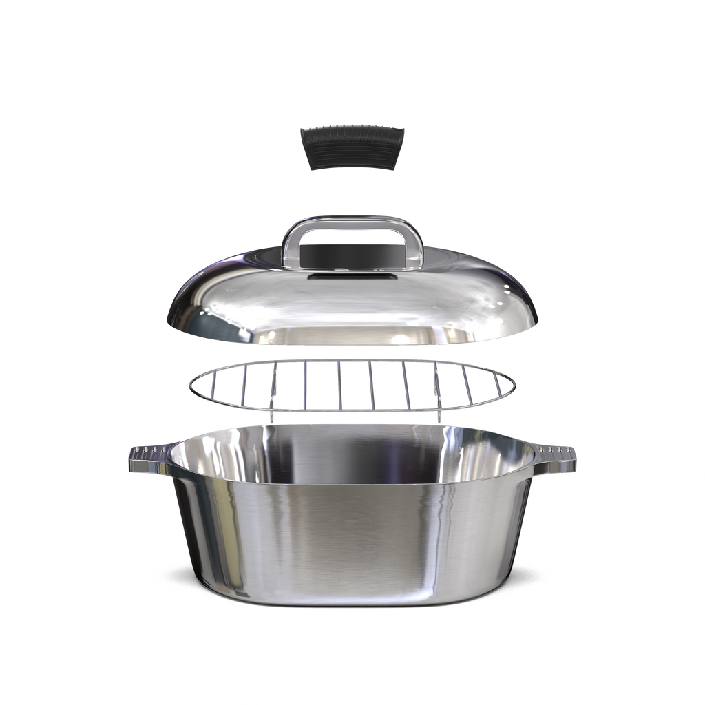 MAGNAWARE Oval Dutch Oven with Lid - 5 Quart (11 Inch)