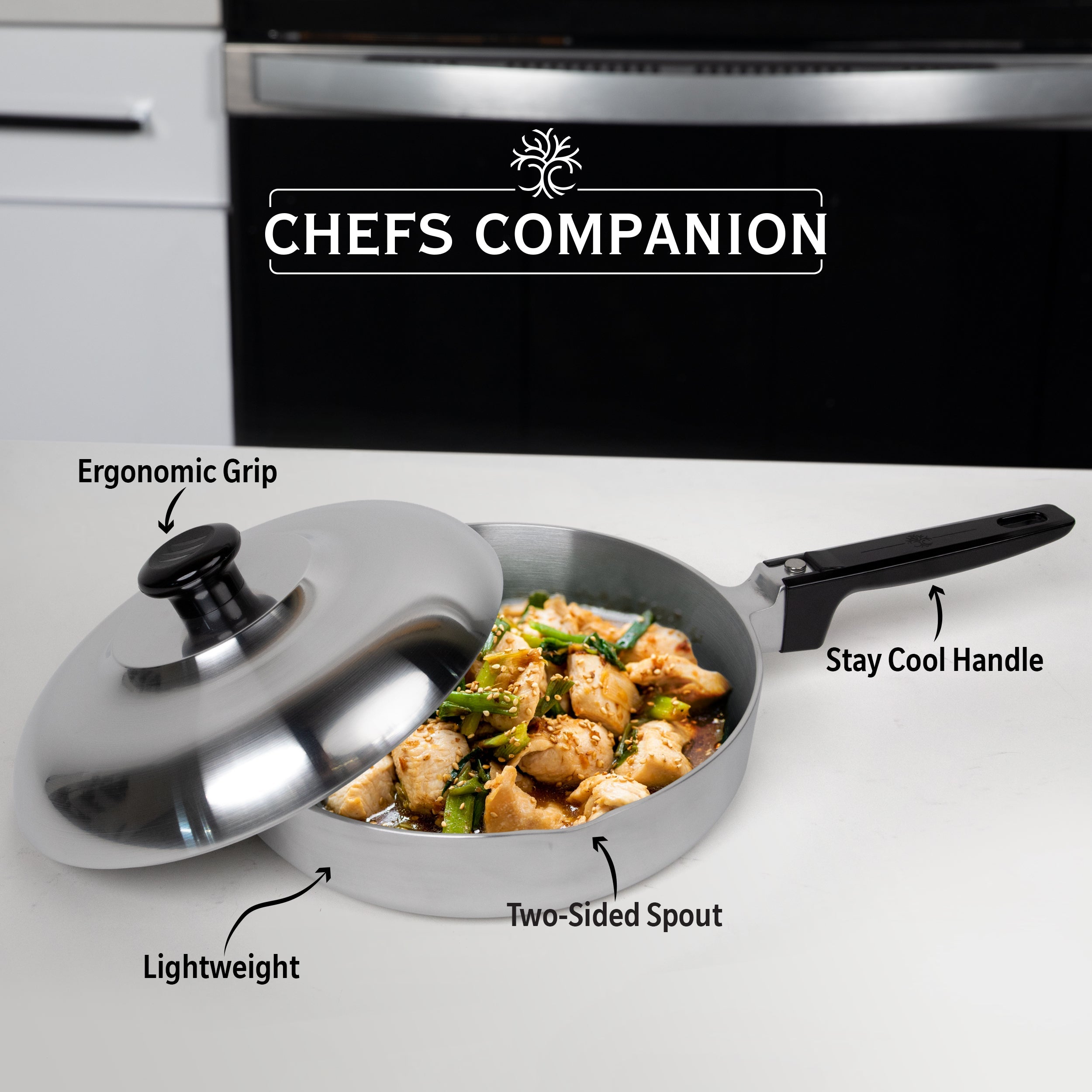 MAGNAWARE 10 Inch Sauté Pan with Lid