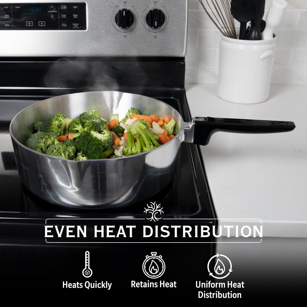 MAGNAWARE 12 Inch Sauté Pan with Lid