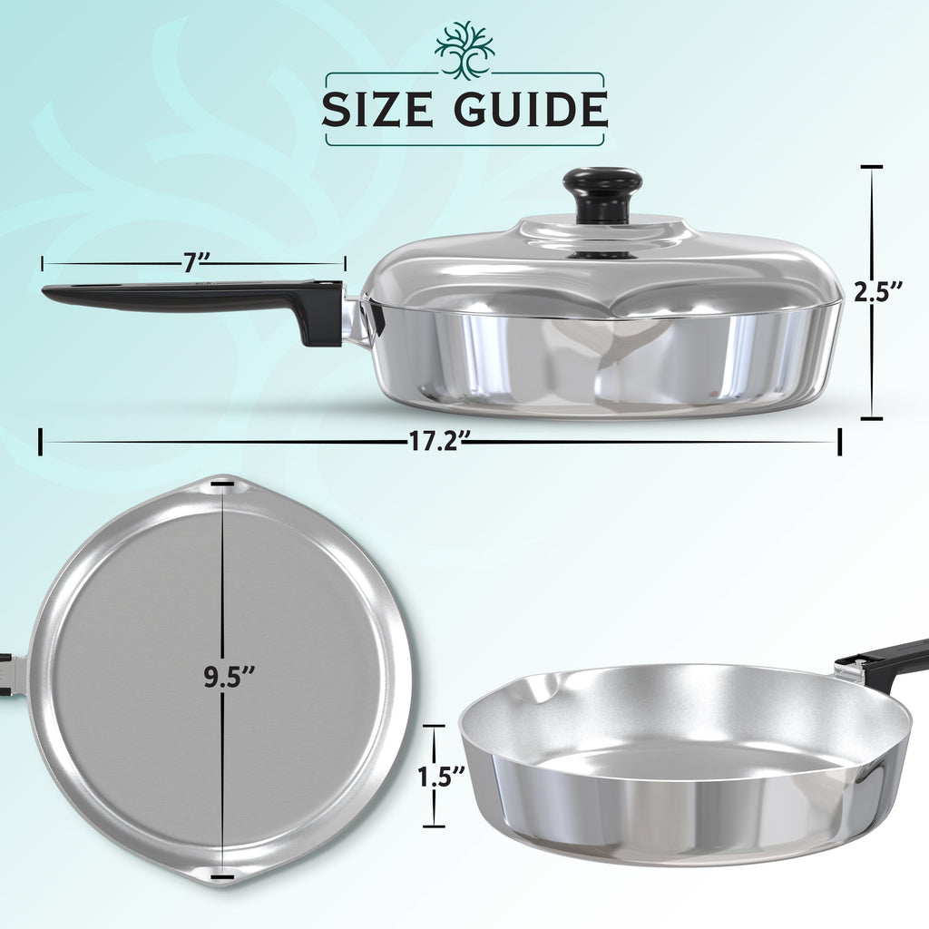 MAGNAWARE 10 Inch Sauté Pan with Lid
