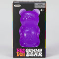 SQUISHIE!  Schylling Nee-Doh Gummy Bear: Purple Gummy Bear