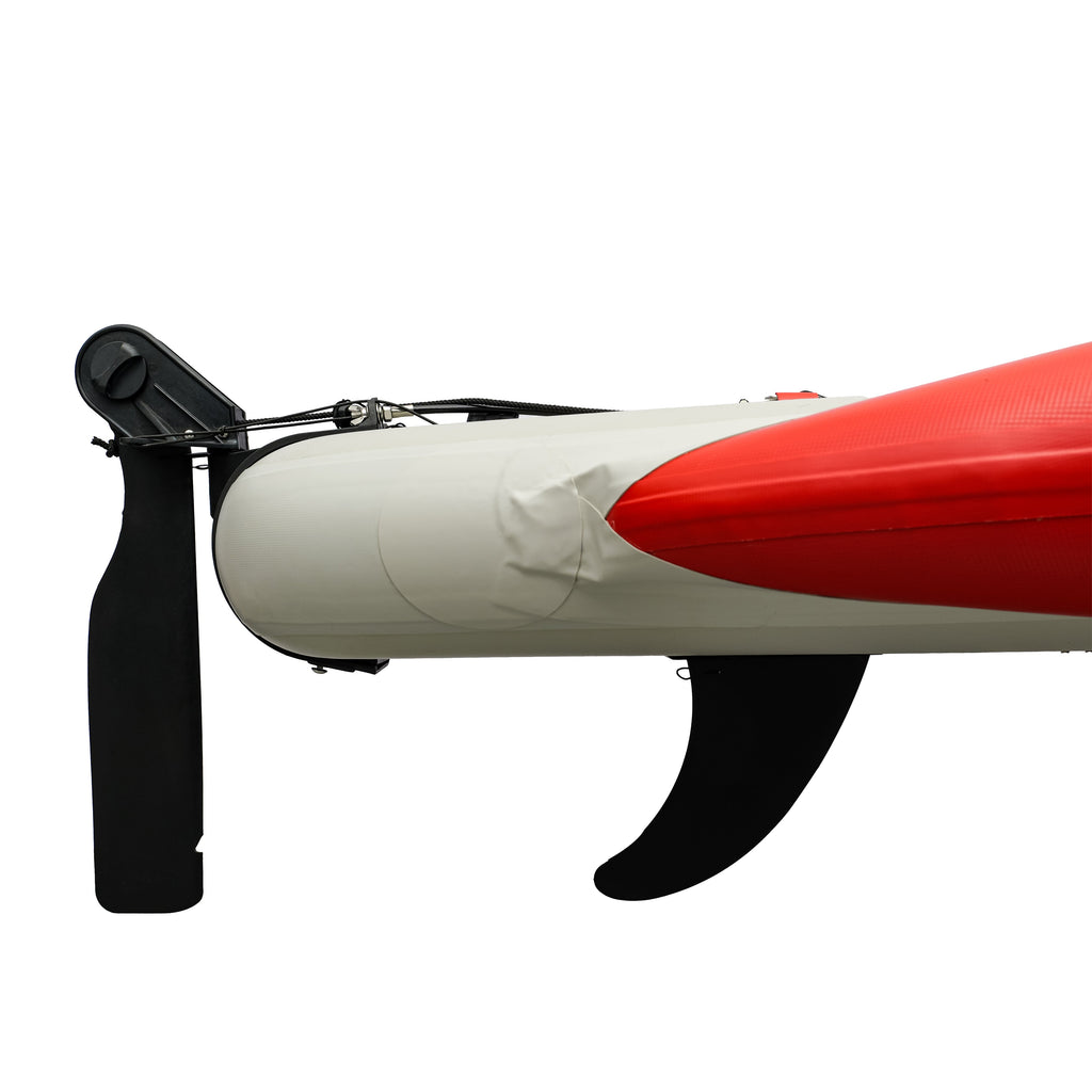 Nautiqua | ARUBA | Deluxe Paddleboard Fishing Pedal Kayak | Red