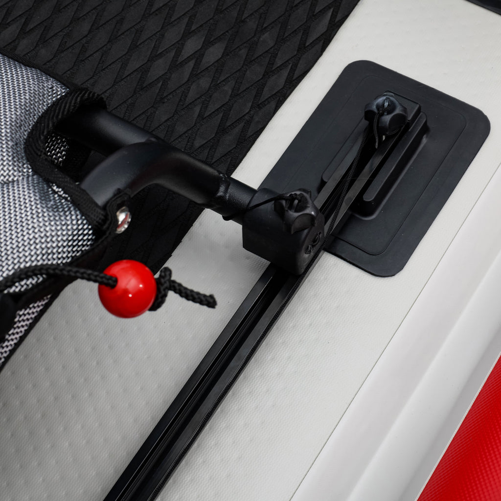 Nautiqua | ARUBA | Deluxe Paddleboard Fishing Pedal Kayak | Red