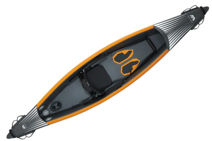Aqua Marina TOMAHAWK AIR-K 12'4" Inflatable High Pressure Speed Kayak / Canoe