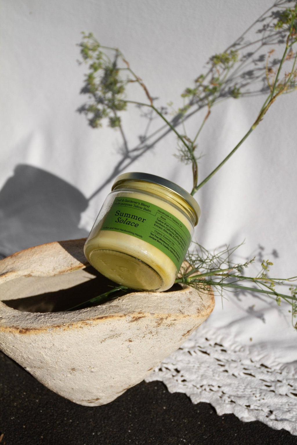 Chef & Gardener’s Healing Tallow Balm – Rosemary, Myrrh & Tea Tree