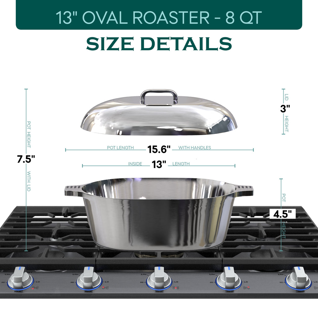 MAGNAWARE Oval Dutch Oven 8QT