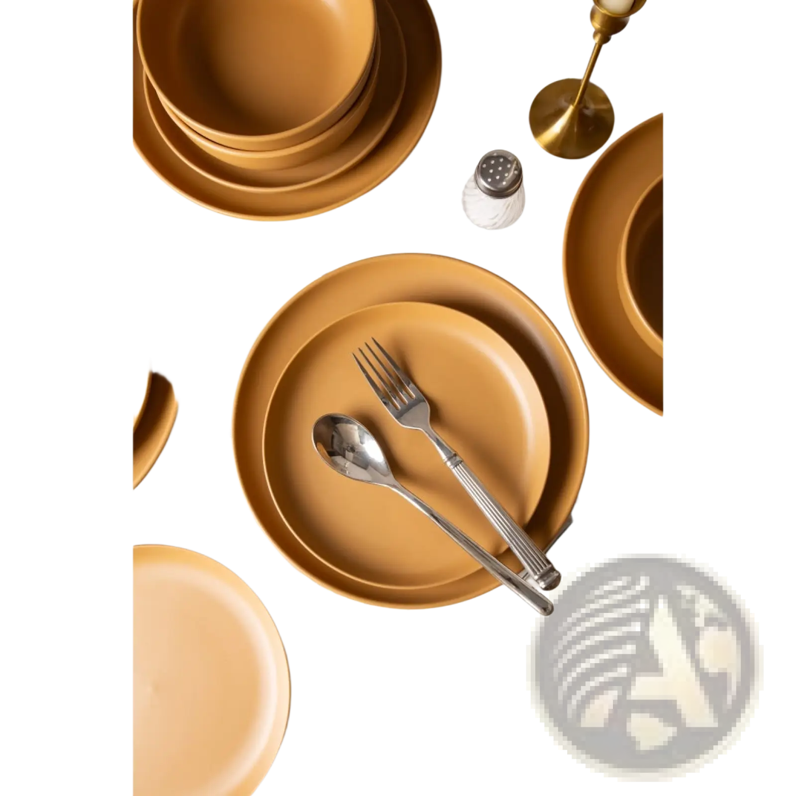 12-Piece Stoneware Dinnerware Sets With Mugs  Microwave & Dishwasher Safe Non-Toxic Dinner Plates Bowls Set  Stackable Matte Glaze Kitchenware For 3