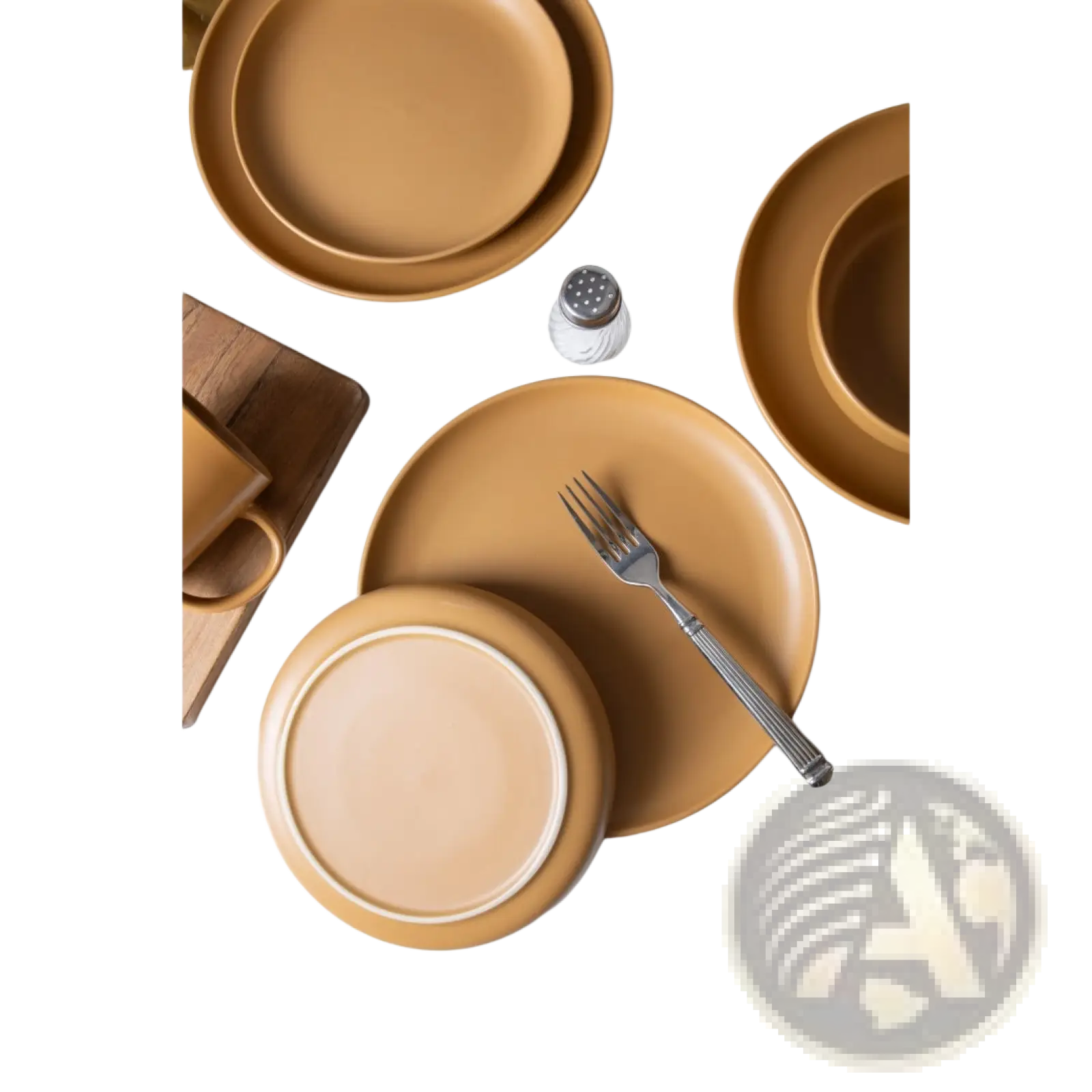 12-Piece Stoneware Dinnerware Sets With Mugs  Microwave & Dishwasher Safe Non-Toxic Dinner Plates Bowls Set  Stackable Matte Glaze Kitchenware For 3